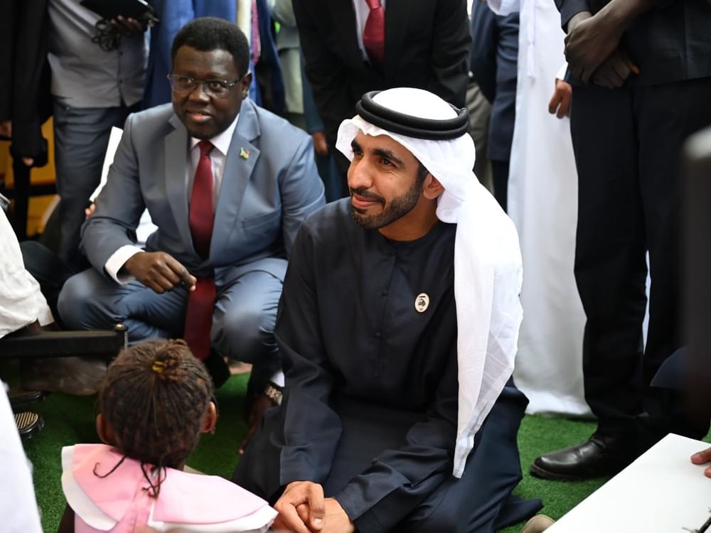 Emirados Árabes Unidos e Sudão do Sul organizam visita humanitária ao Campo de Refugiados de Gorom em Juba com delegações internacionais