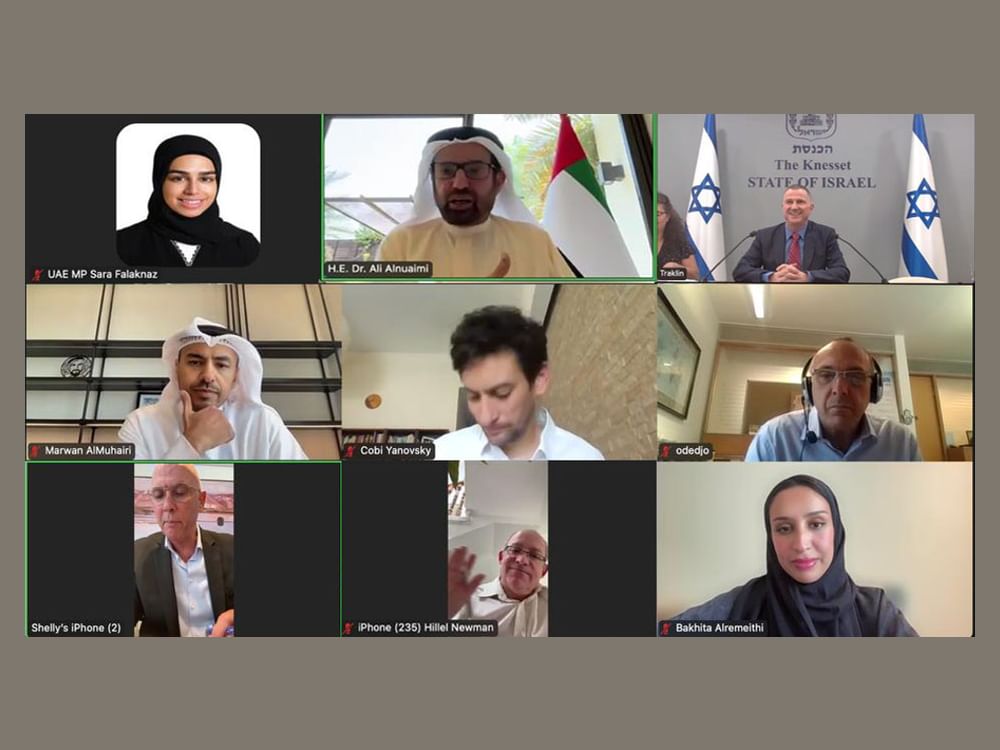 علي النعيمي يبحث التعاون البرلماني مع رئيس لجنة شؤون الدفاع والخارجية بالكنيست الإسرائيلي