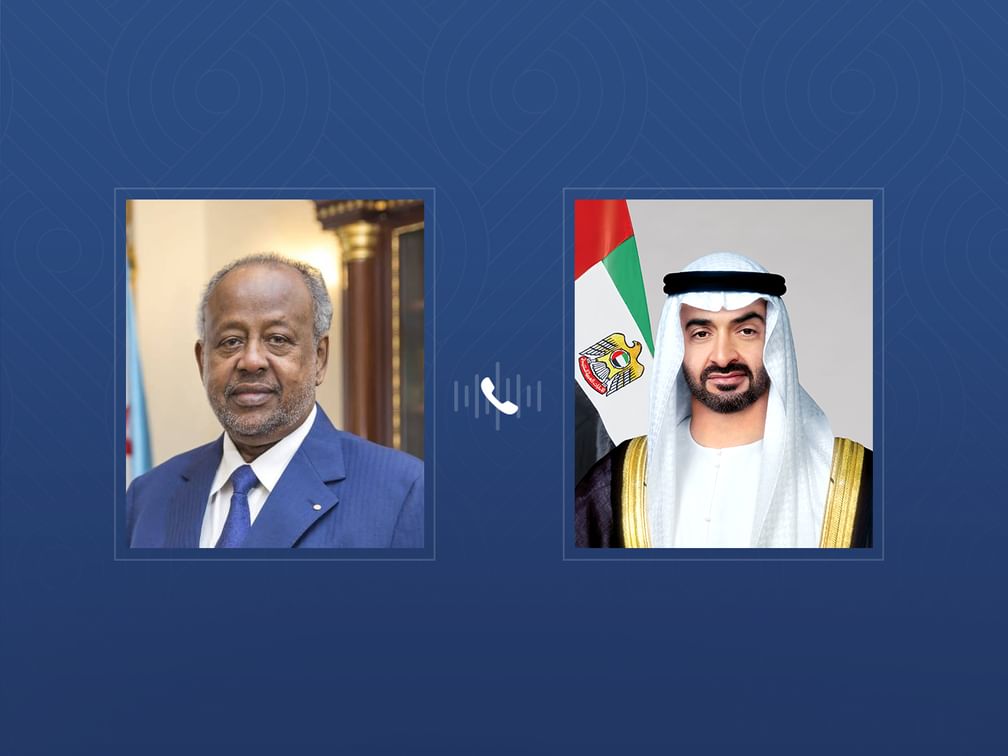 UAE President receives phone call from President of Djibouti condemning Iranian attacks targeting the UAE