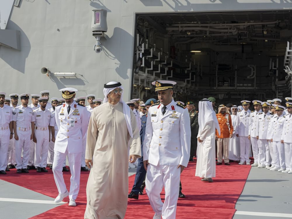 Mansour bin Zayed launches 'Bani Yas P110' corvette