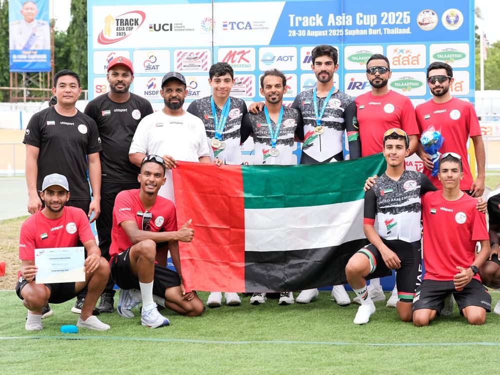 منتخب الدراجات يختتم مشواره في آسيوية المضمار بالحصول على 6 ميداليات