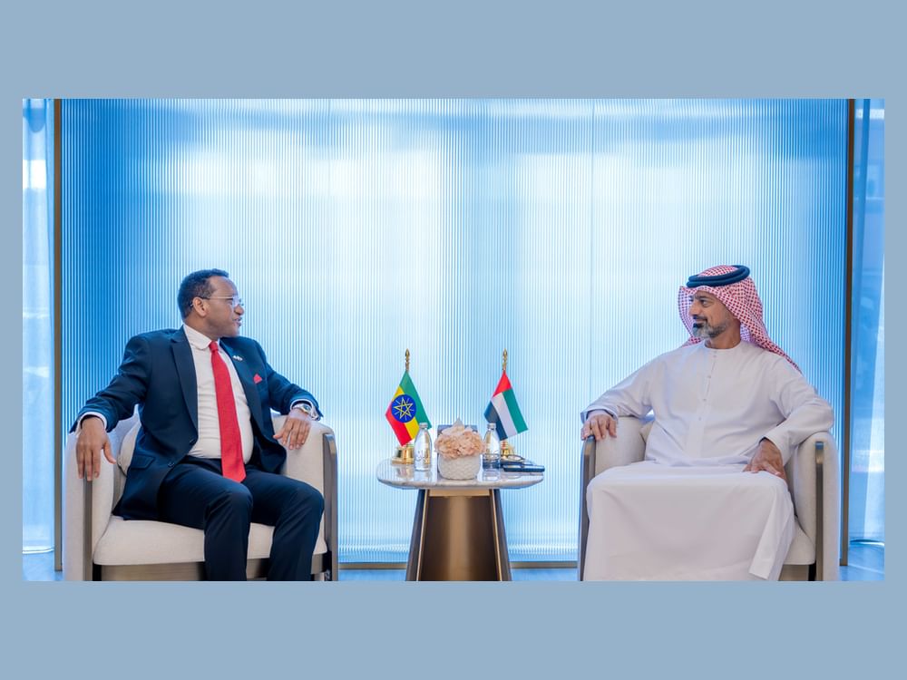 عمار بن حميد والسفير الإثيوبي يبحثان آفاق التعاون