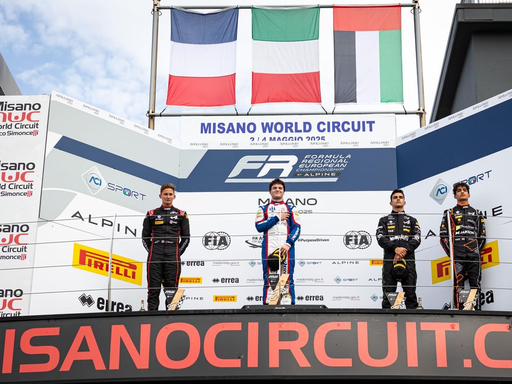 Al Dhaheri clinches first podium for Middle East in Formula European Championship