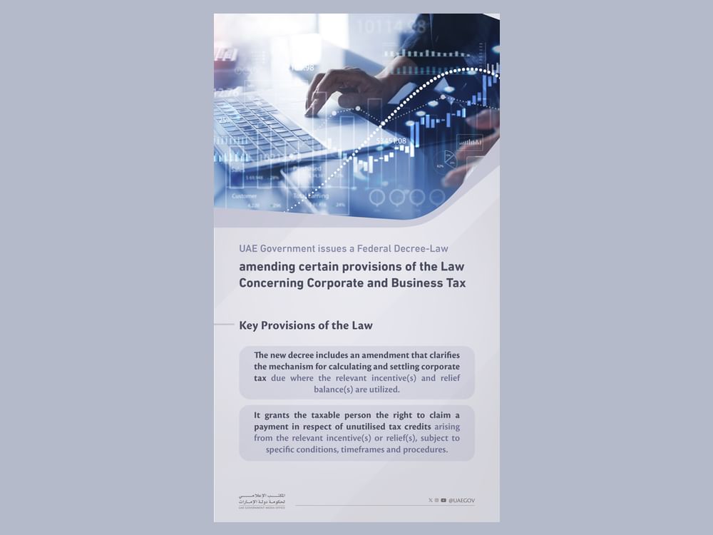 Federal Decree-Law issued amending Taxation of Corporation and Businesses Law