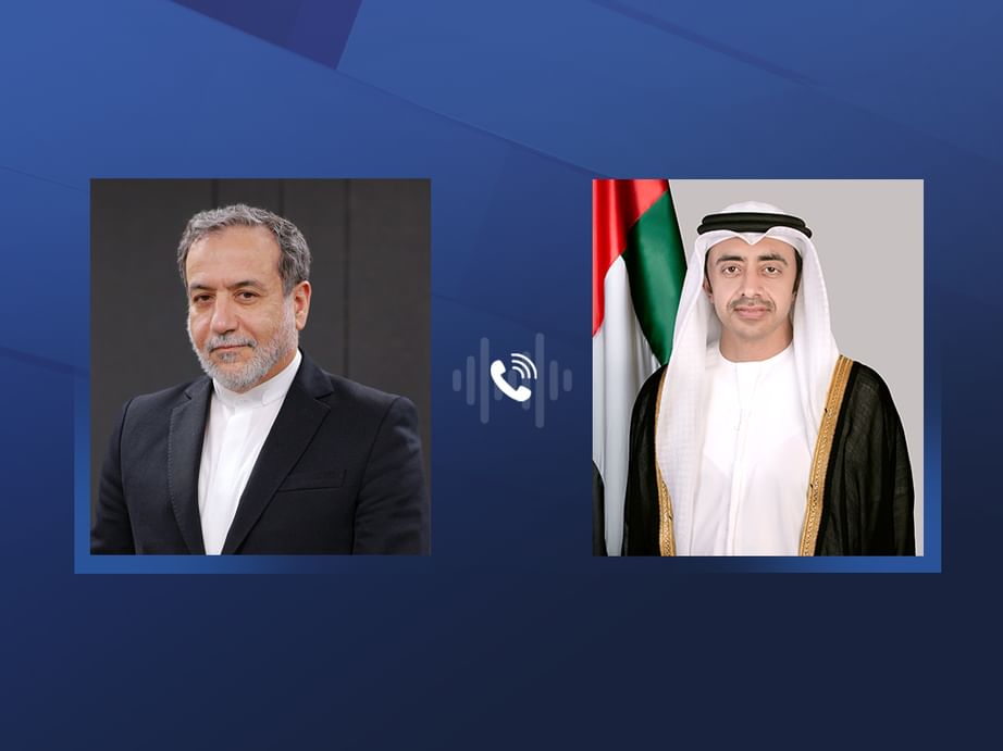 Abdullah bin Zayed recebe telefonema do Ministro das Relações Exteriores do Irã