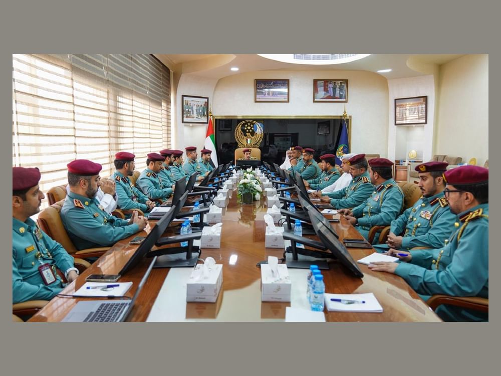 شرطة عجمان تستعرض المبادرات والمشاريع المستقبلية لعام 2026