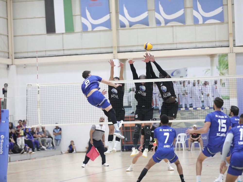 بني ياس يفوز على النصر ويؤجل حسم كأس الاتحاد للطائرة إلى المباراة الفاصلة