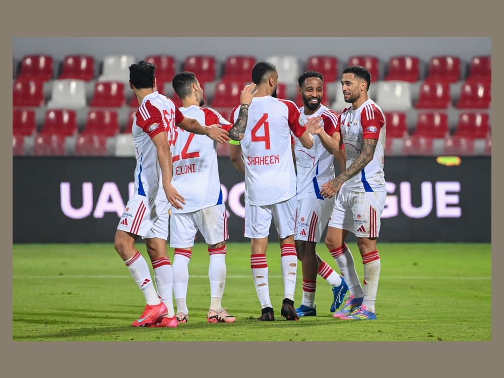 فوز الشارقة وتعادل العروبة مع الوحدة في دوري أدنوك للمحترفين