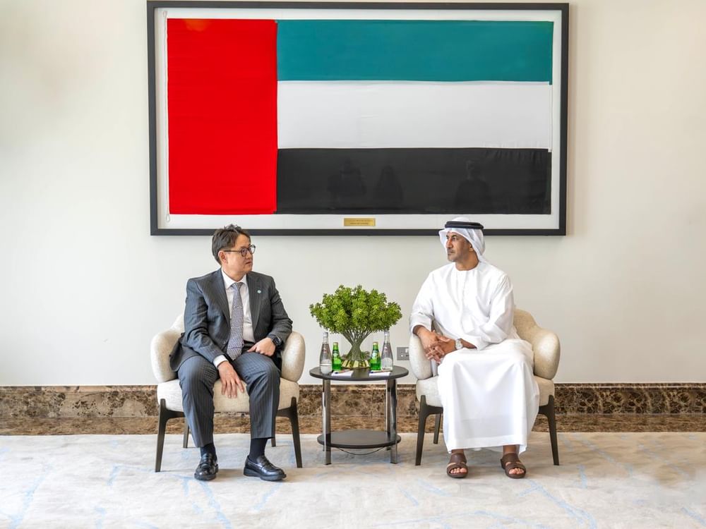 سعيد الهاجري يستقبل النائب الأول لوزير شؤون مجلس الوزراء في منغوليا