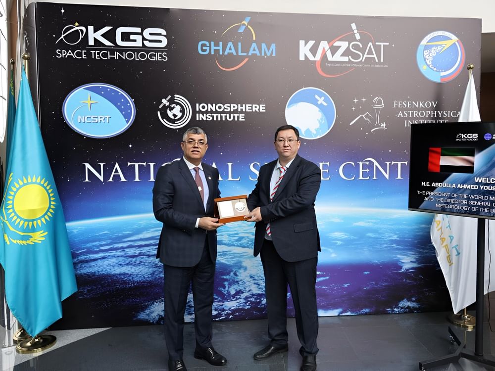 WMO President explores strengthening space, climate cooperation with Kazakhstan