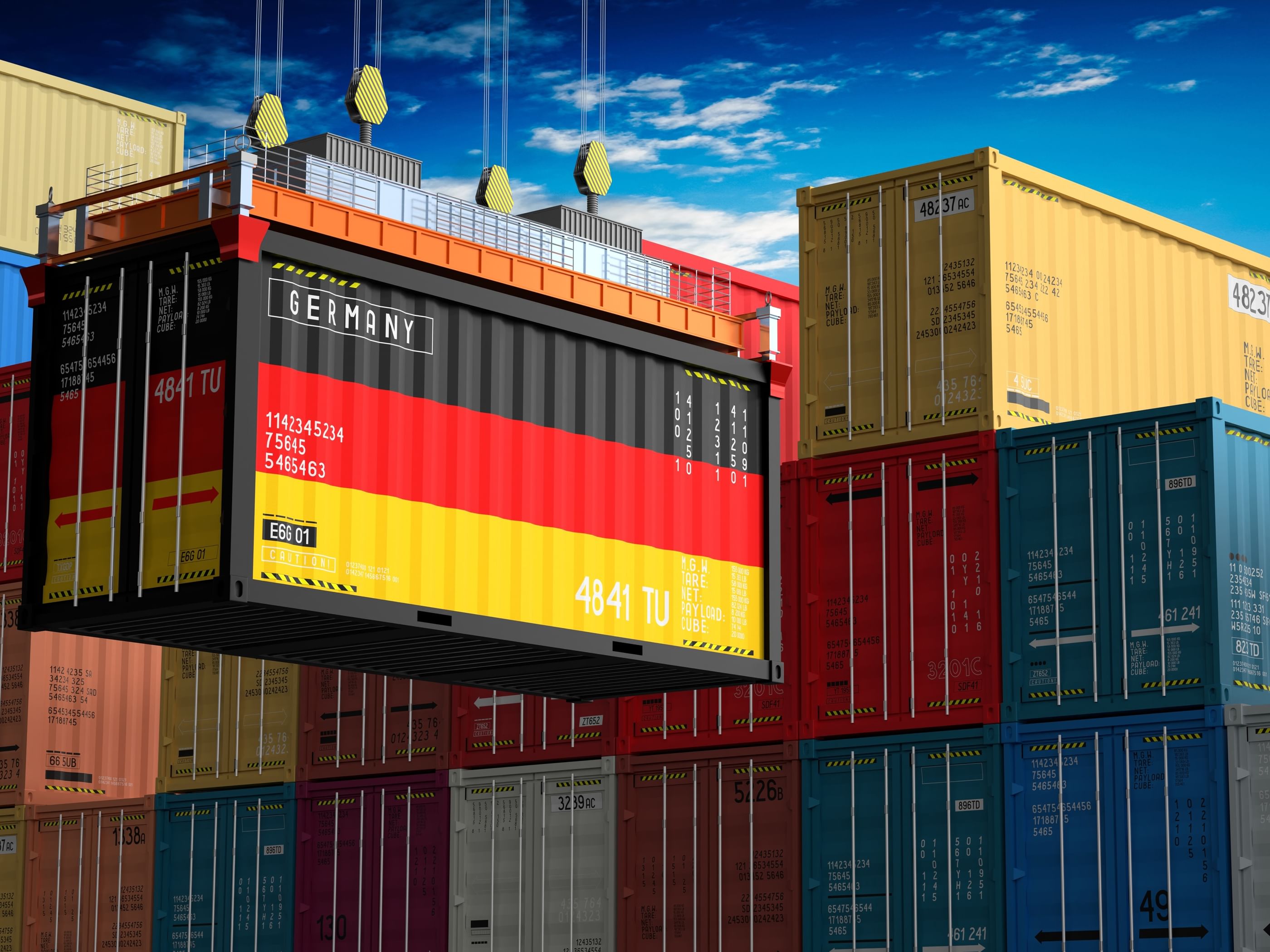 German exports fall, industrial production rises