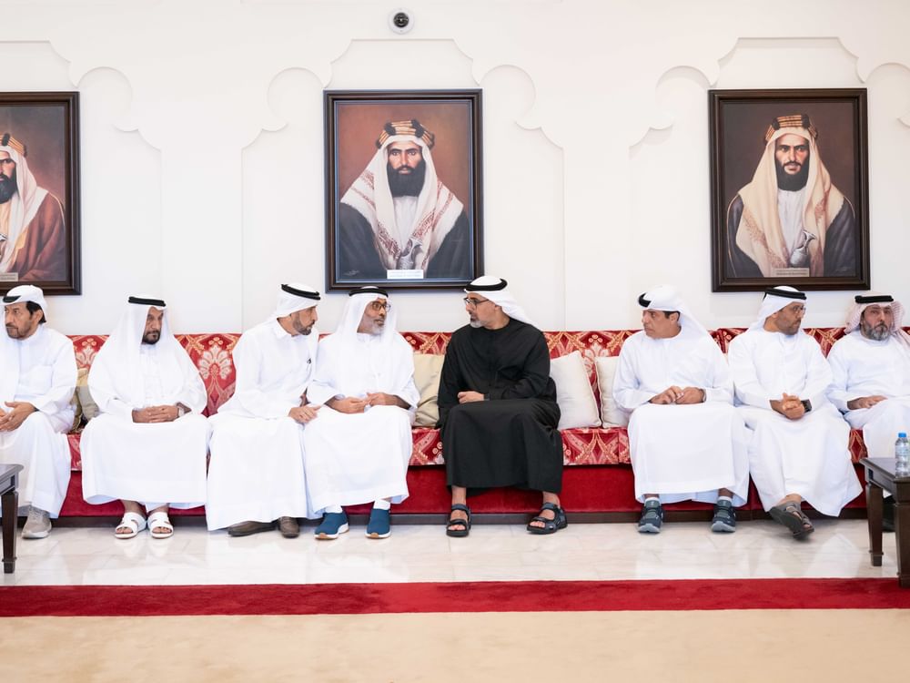 Khaled bin Mohamed bin Zayed offers condolences on passing of Mohamed Saeed Abdullah Al Qubaisi