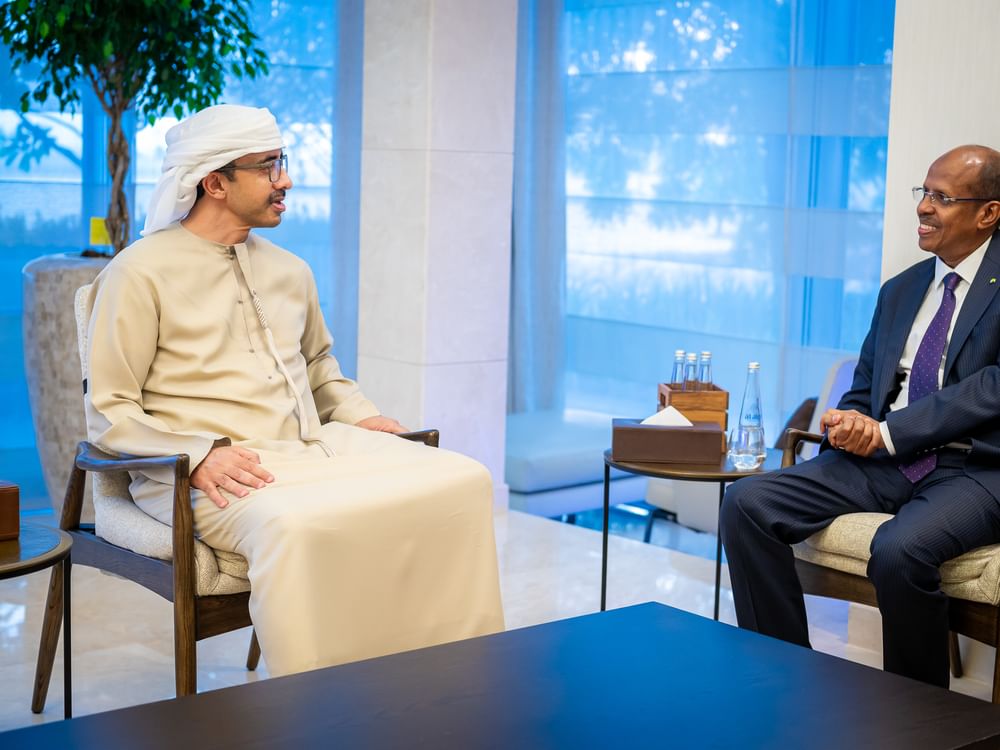 Abdullah bin Zayed receives Foreign Minister of Djibouti