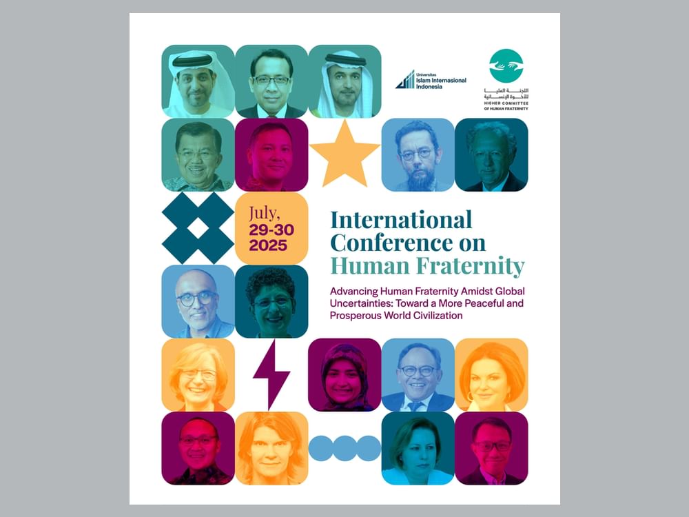 International Conference on Human Fraternity to be held in Jakarta on July 29