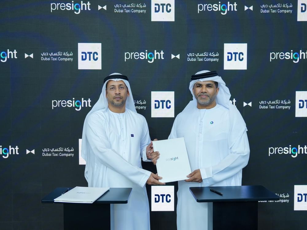 بريسايت وتاكسي دبي تتعاونان لتطوير مشاريع تجريبية ذكية