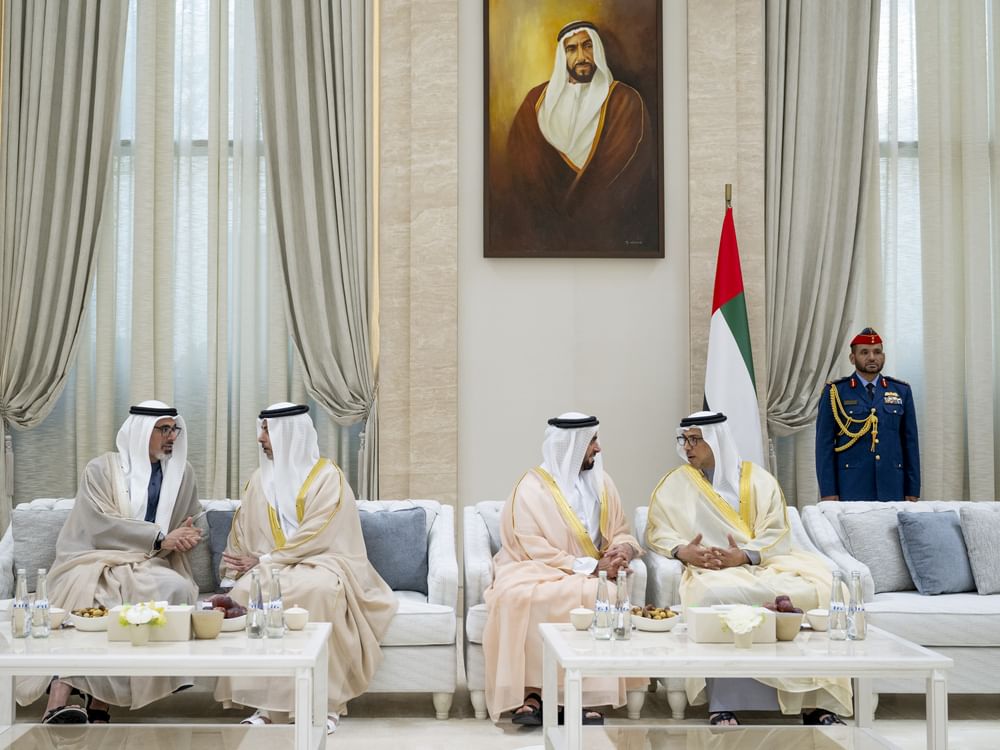 Mansour Bin Zayed, Khaled Bin Mohamed Bin Zayed Receive Crown Princes ...