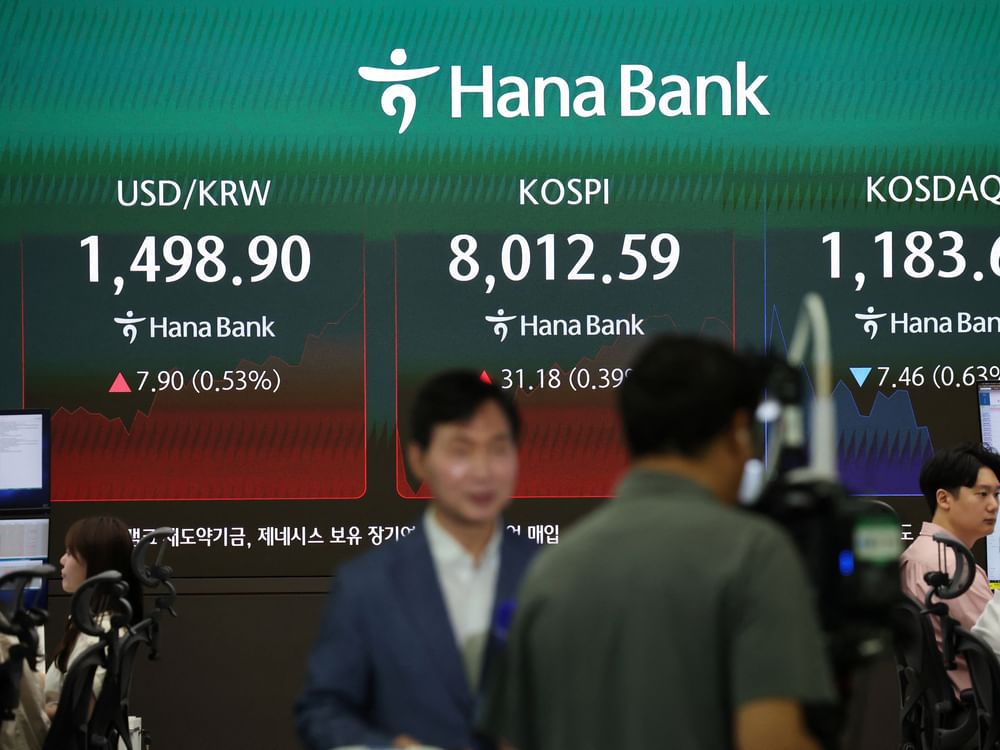 KOSPI hits 8,000-point milestone