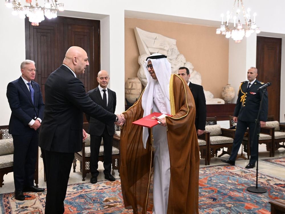 UAE Ambassador presents credentials to President of Lebanon