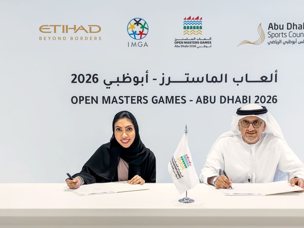 الاتحاد للطيران شريكاً رسمياً للطيران لألعاب الماسترز - أبوظبي 2026