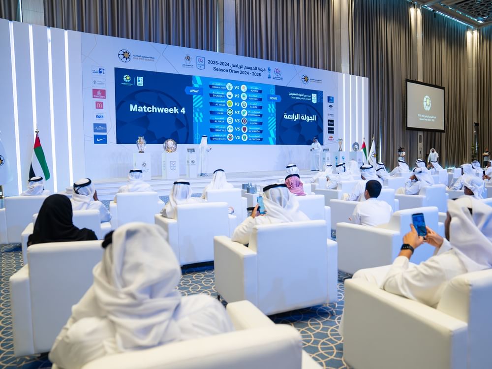قرعة الموسم الجديد لدوري أدنوك للمحترفين وكأس أبوظبي الإسلامي بتقنية الذكاء الاصطناعي والنظام الإلكتروني الذكي