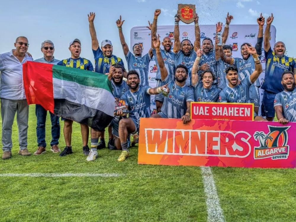 "شاهين" يتوج بلقب بطولة البرتغال الدولية لسباعيات الرجبي