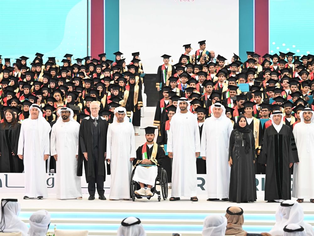 Shakhboot bin Nahyan attends graduation ceremony of Emirates National Schools in Abu Dhabi campuses