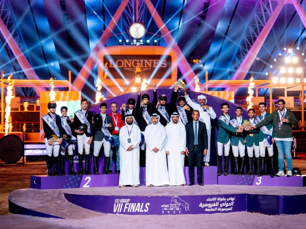 الإمارات تفوز بذهبية الفرق في نهائي المجموعة الإقليمية السابعة لقفز الحواجز