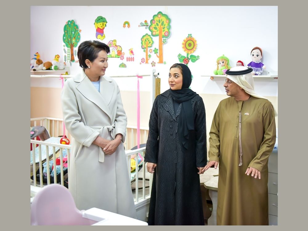 Kyrgyzstan First Lady and UAE Knowledge Exchange delegation reviews ...