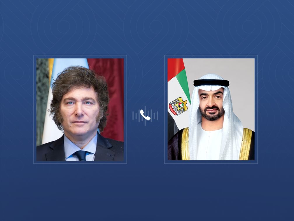 رئيس الدولة والرئيس الأرجنتيني يبحثان هاتفياً علاقات البلدين