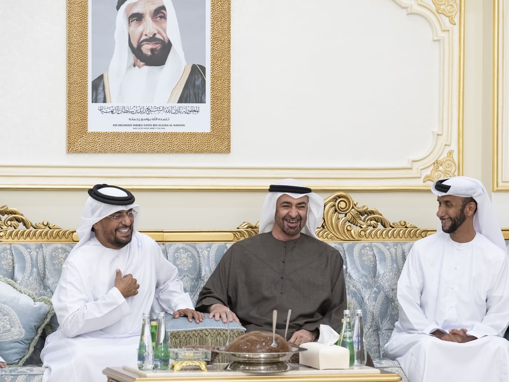 رئيس الدولة يزور سالم العامري 