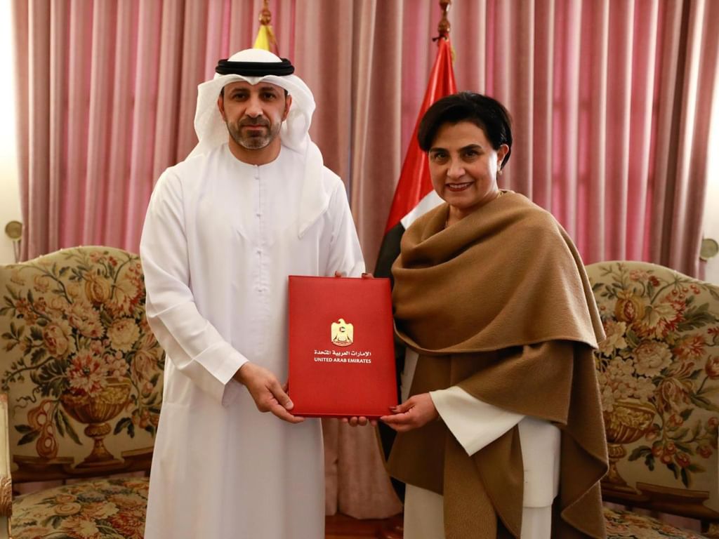 UAE Ambassador presents copy of credentials to Minister of Foreign Affairs of Ecuador