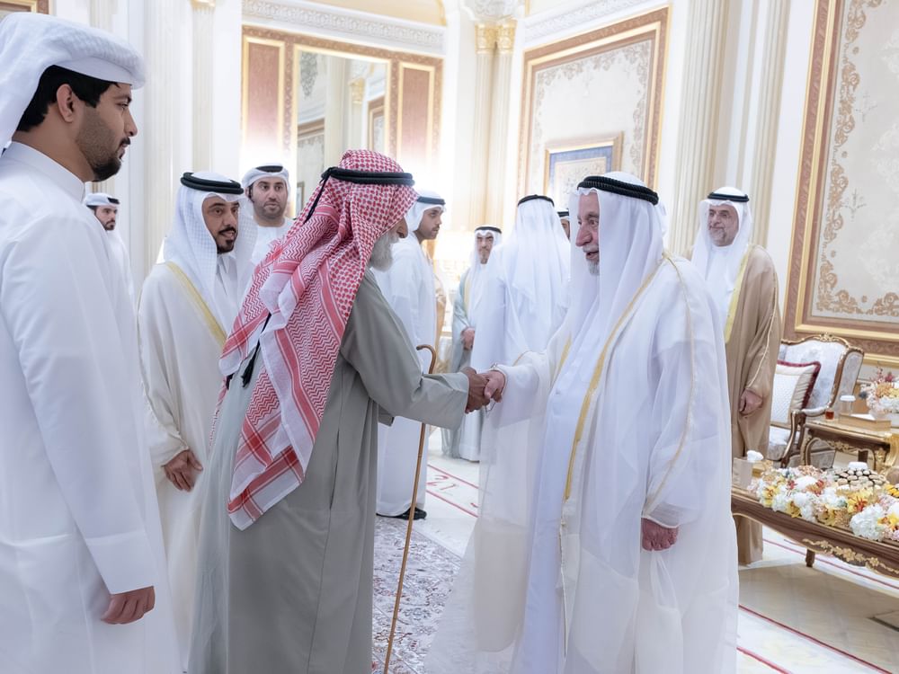 Sharjah Ruler continues to receive Eid Al Fitr well-wishers