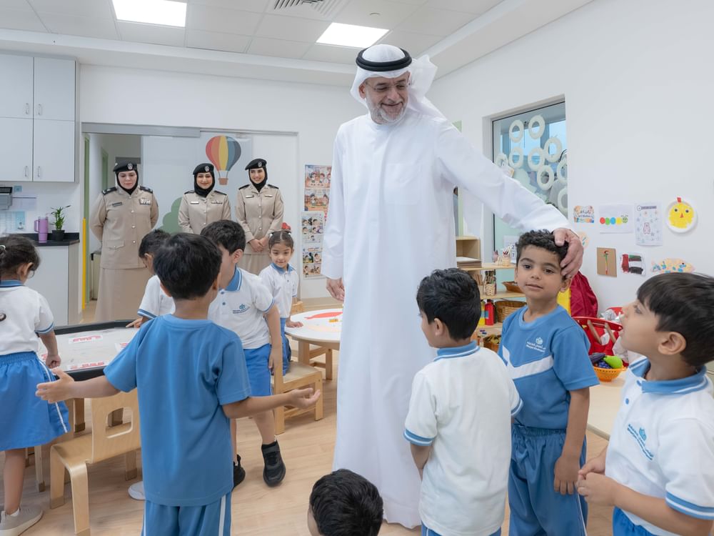 Sharjah CP visits Little Police Officer Early Childhood Centre