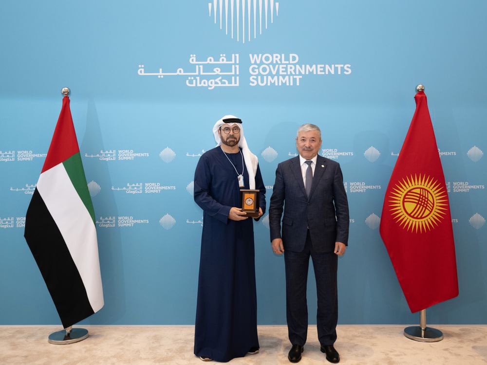 President of Kyrgyz Republic awards Mohammad Al Gergawi Order of Friendship