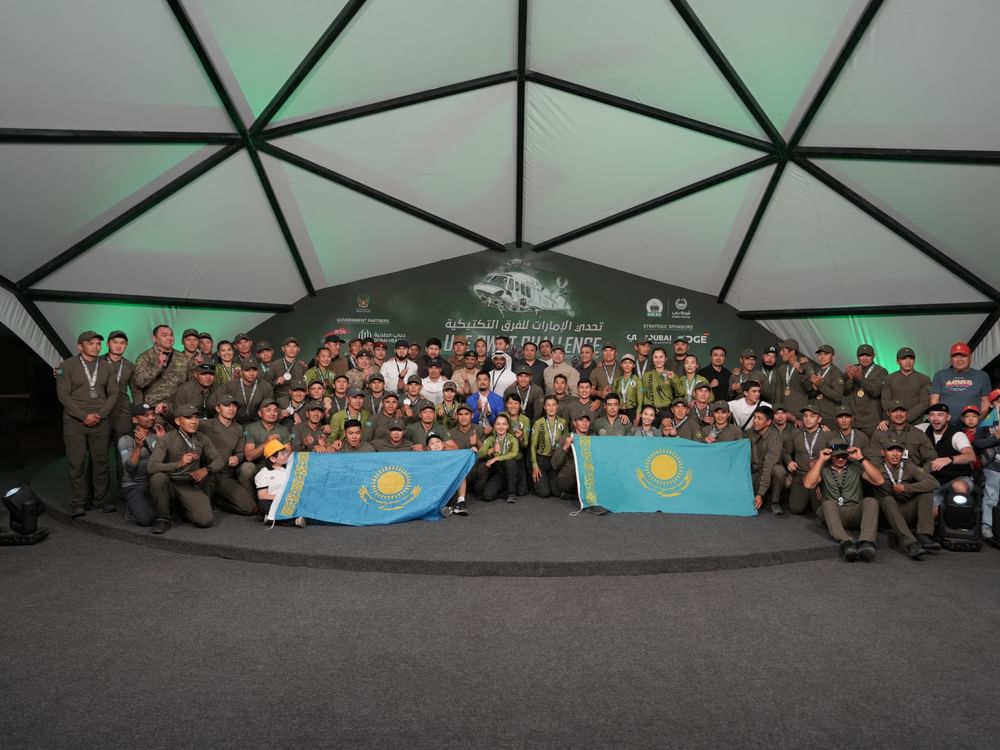 كازاخستان تحصد المراكز الثلاثة الأولى في مسابقات تحدي الإمارات للفرق التكتيكية