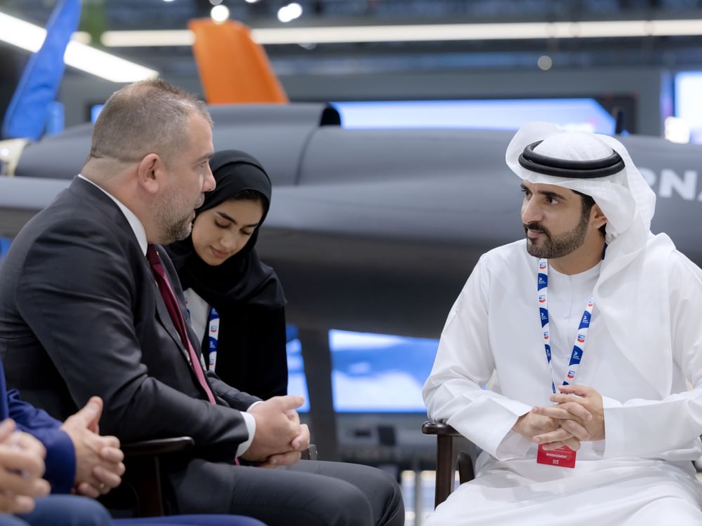 Hamdan bin Mohammed meets with Montenegro’s Minister of Defence