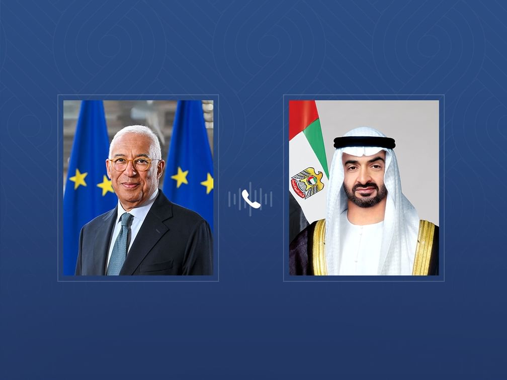 El presidente de Emiratos Árabes Unidos recibe una llamada del presidente del Consejo Europeo