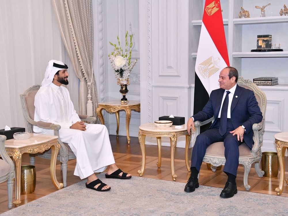 Egyptian President affirms commitment to coordination with Bahrain