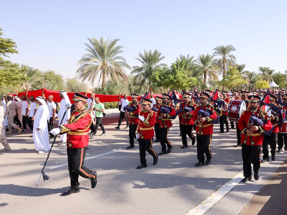 موسيقى شرطة أبوظبي تشارك في 2826 فعالية خلال 2025