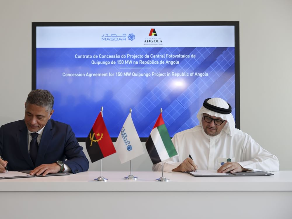 Masdar to develop 150MW solar plant in Angola to power 90,000 homes