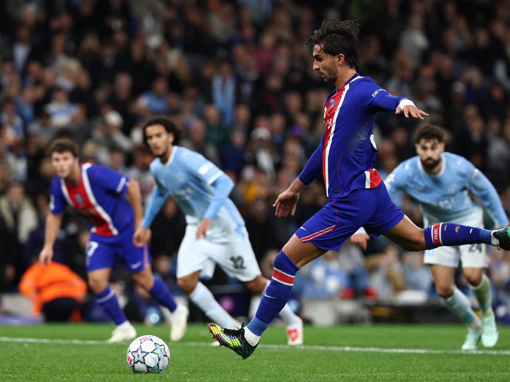فوز باريس سان جيرمان على مانشستر سيتي بدوري أبطال أوروبا