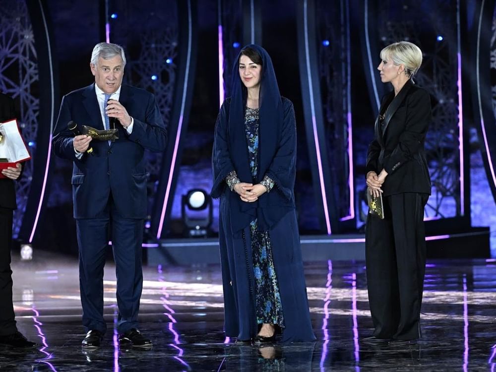 Reem Al Hashimy receives Italy's prestigious Marisa Bellisario Award