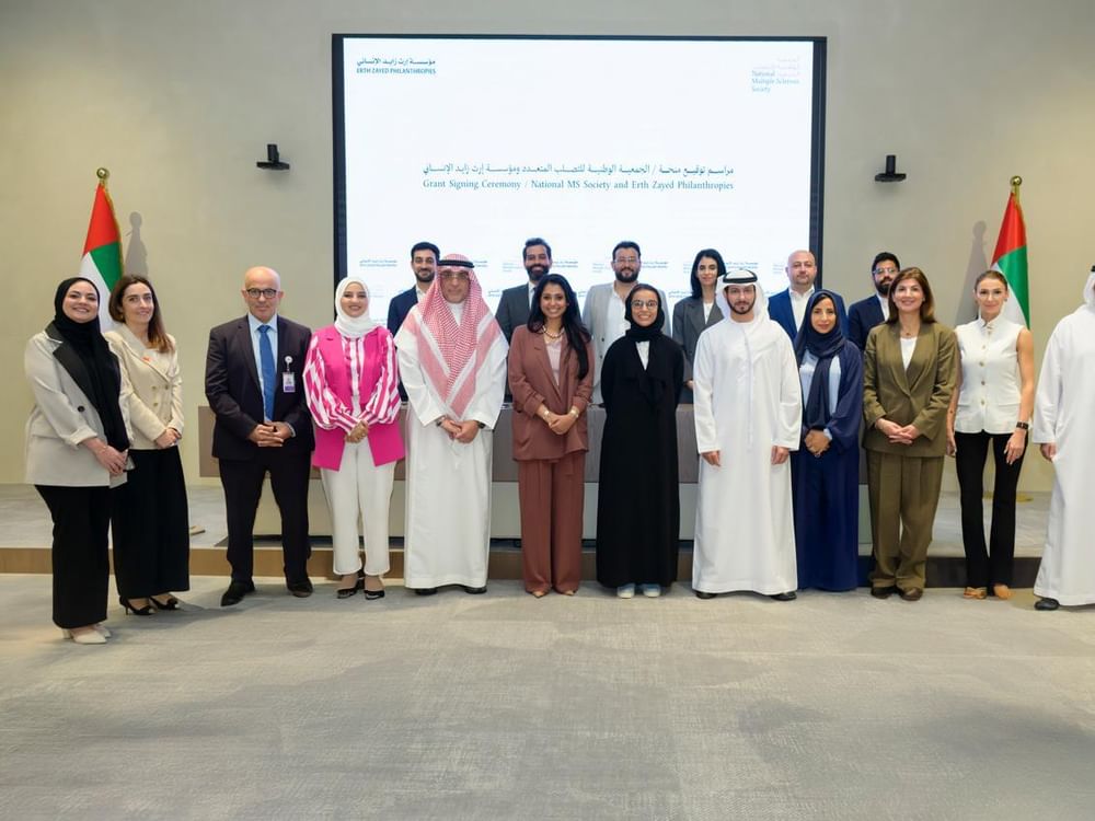 Erth Zayed Philanthropies makes AED25 million contribution to National Multiple Sclerosis Society
