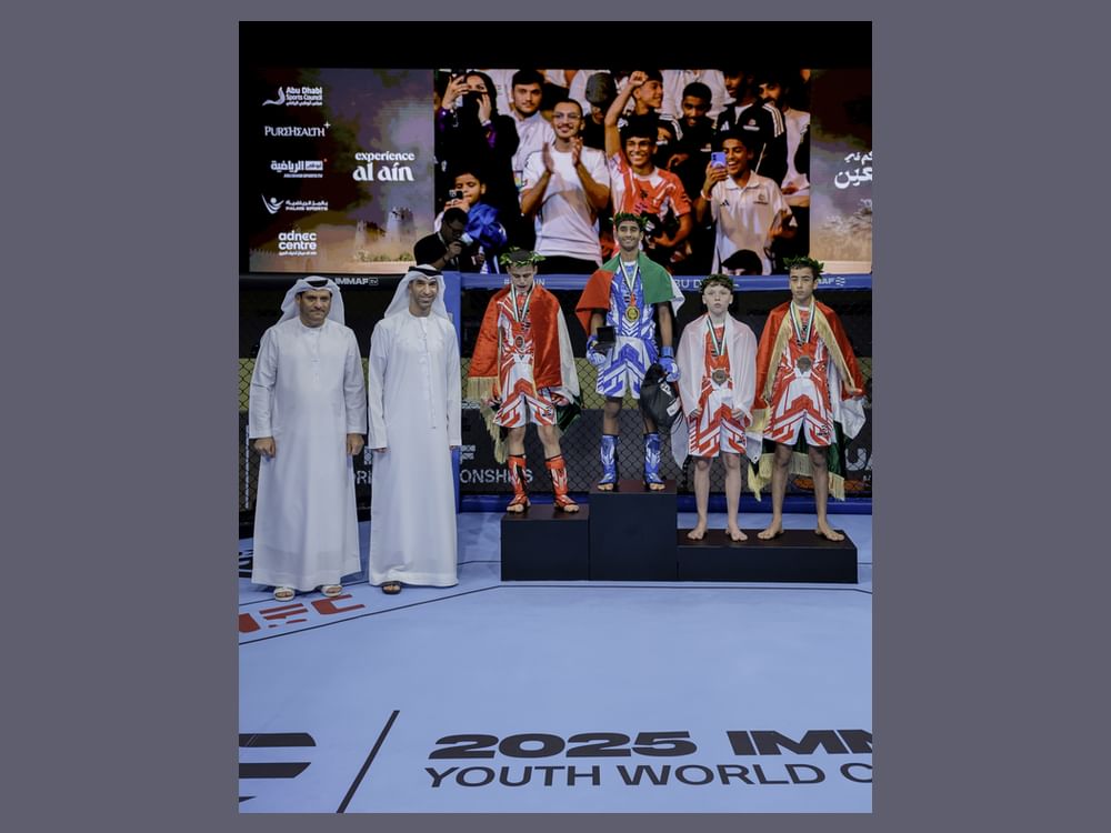 Saif Alblooshi wins UAE’s first gold medal at IMMAF Youth World Championships in Al Ain