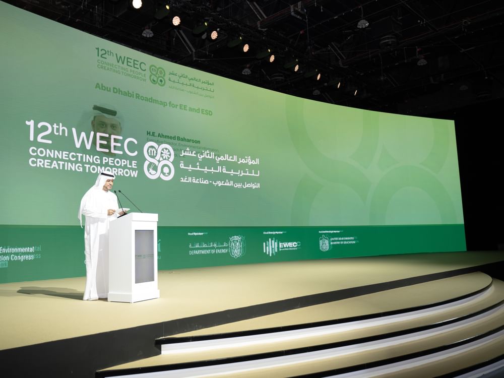 Abou Dhabi dévoile une feuille de route mondiale pour l'éducation à l'environnement et le développement durable à l'occasion du WEEC2024