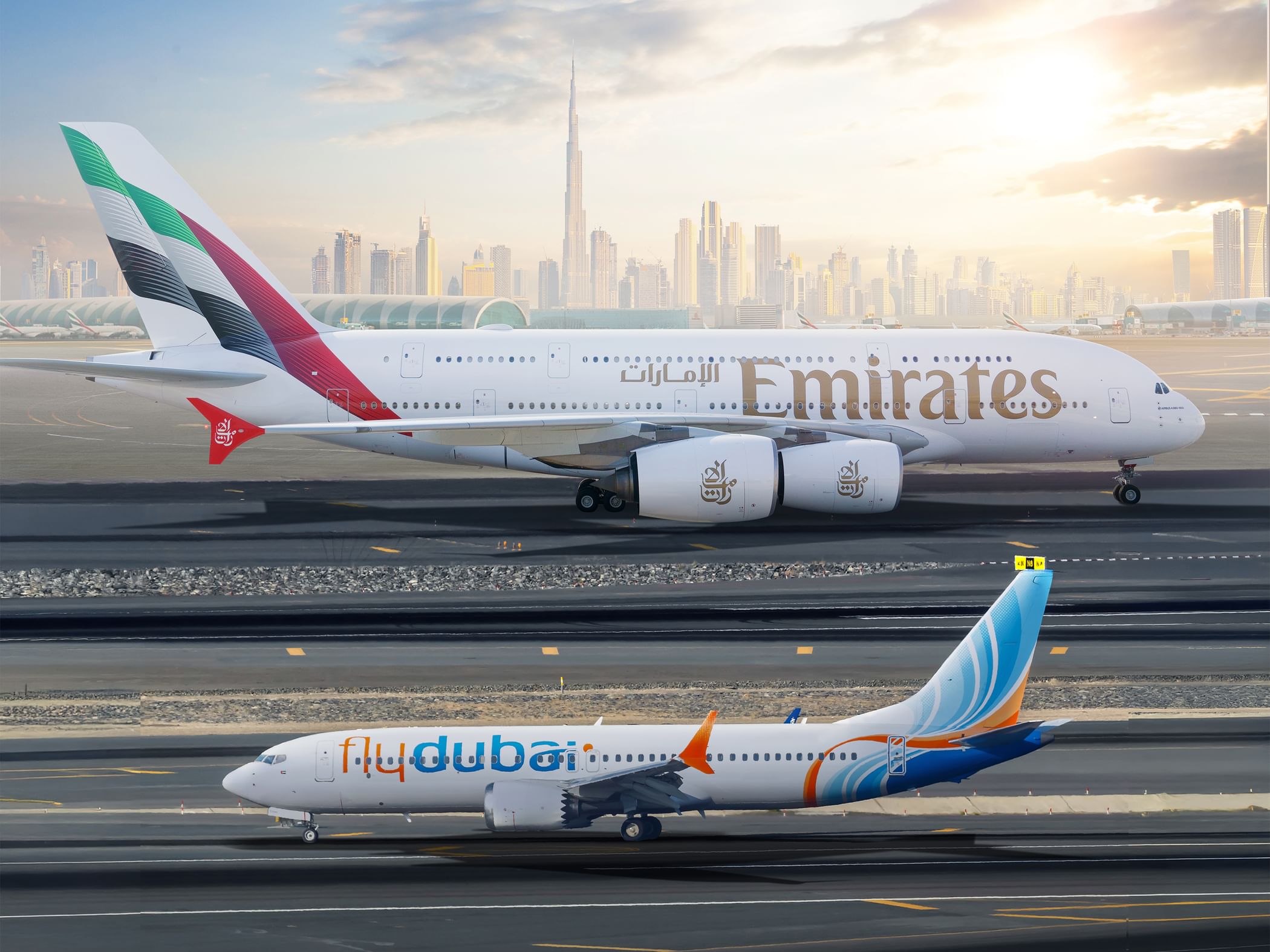 Emirates et flydubai transportent 5 millions de passagers via leur réseau commun en 2024