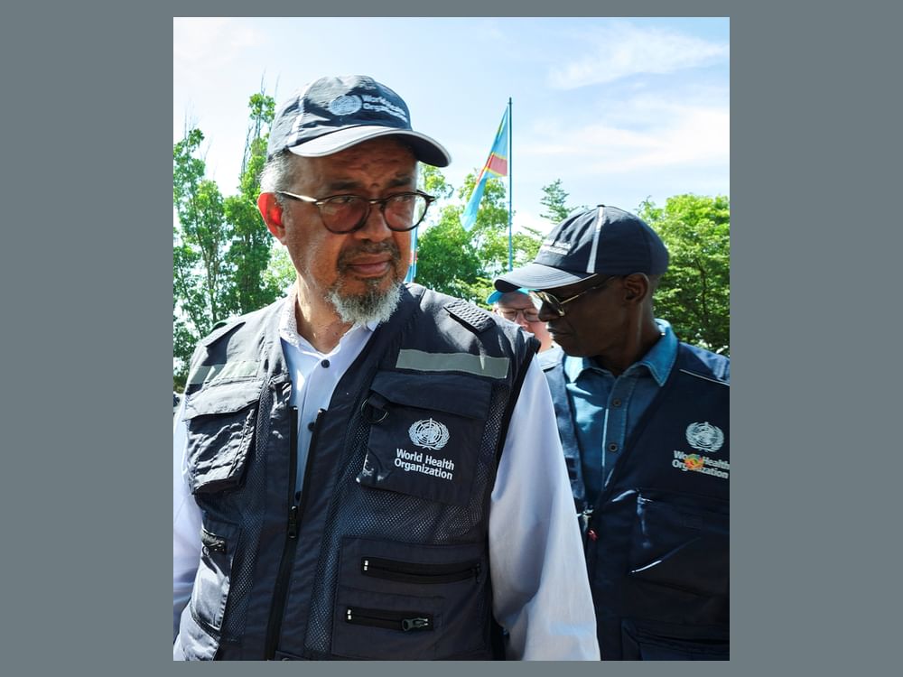 WHO chief visits epicentre of Ebola outbreak in DR Congo