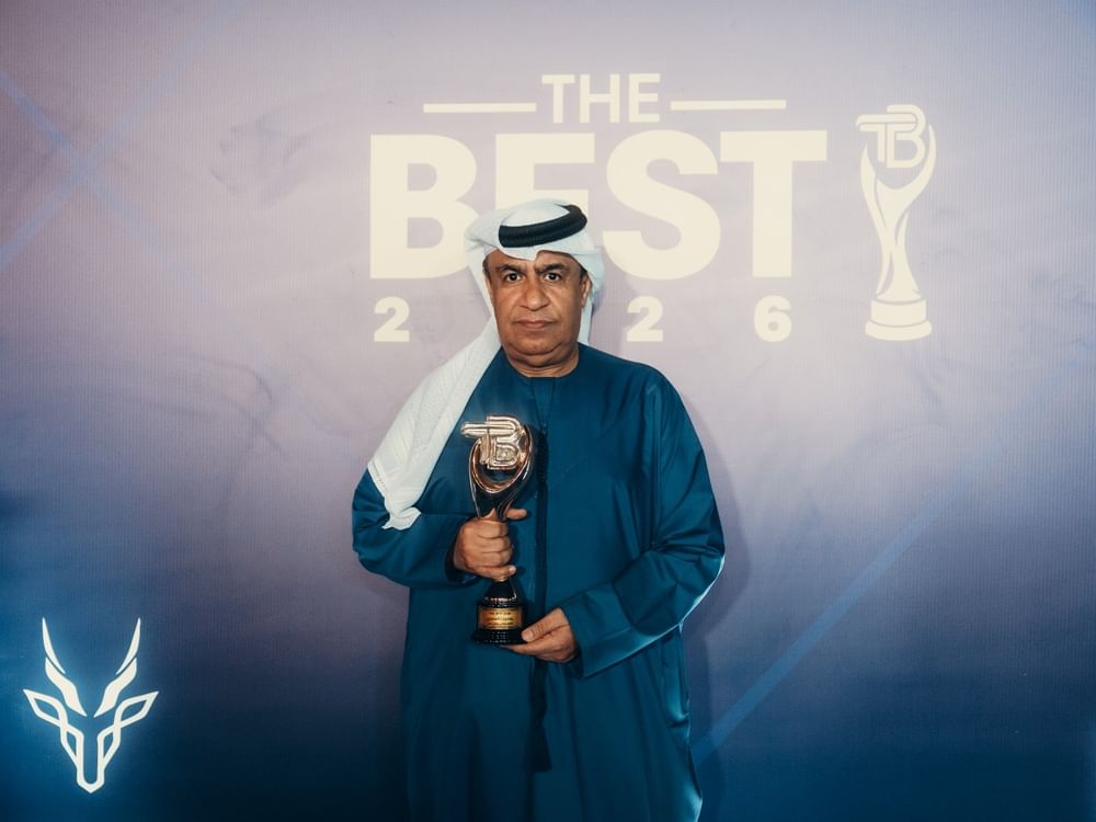 السعدي يتوج بجائزة "أفضل إعلامي رياضي عربي" في "ذا بيست 2026"