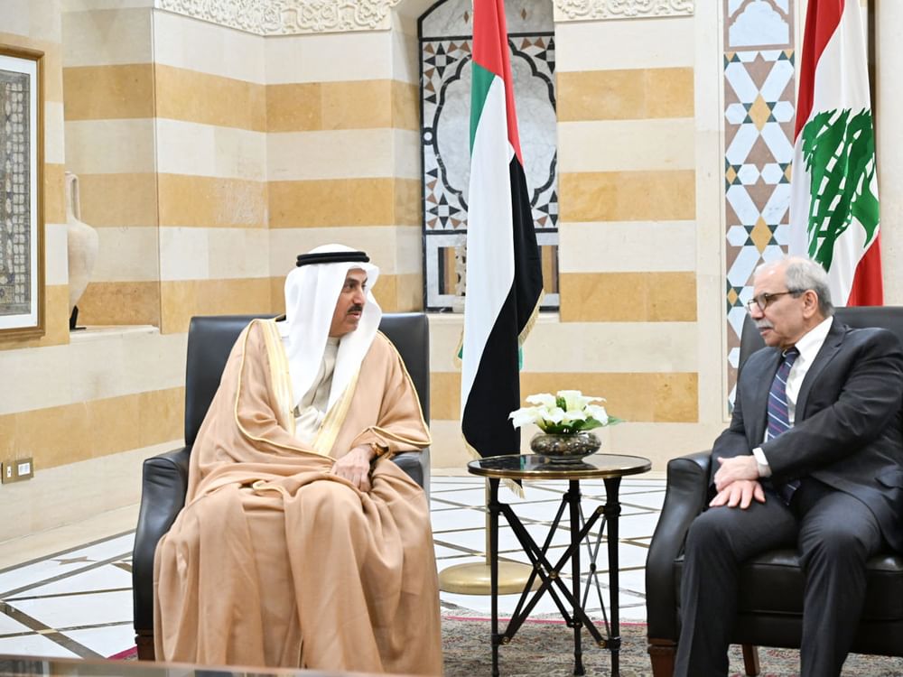 Le Premier ministre libanais reçoit le président du Conseil national fédéral à Beyrouth