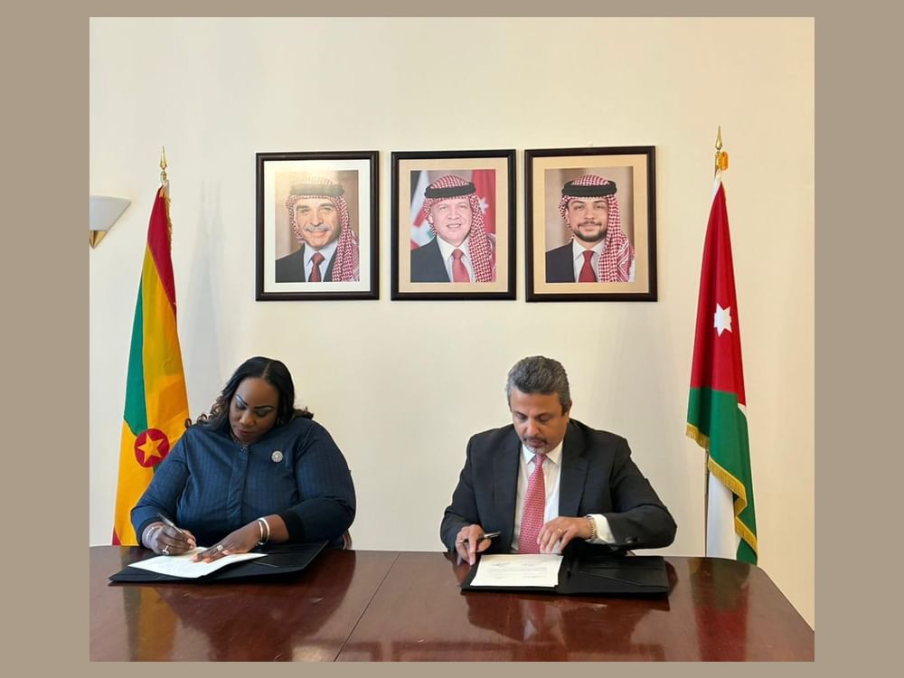 Jordan, Grenada sign joint communiqué to establish diplomatic relations